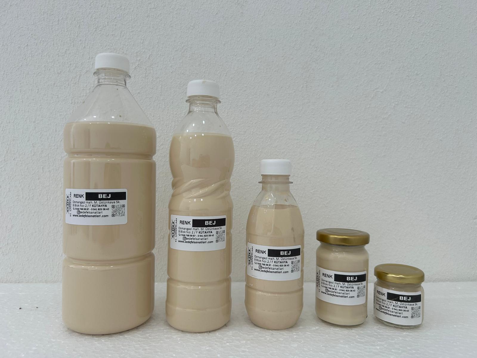 Sır Altı Çini&Seramik Boyası (Samur Boya) Bej
