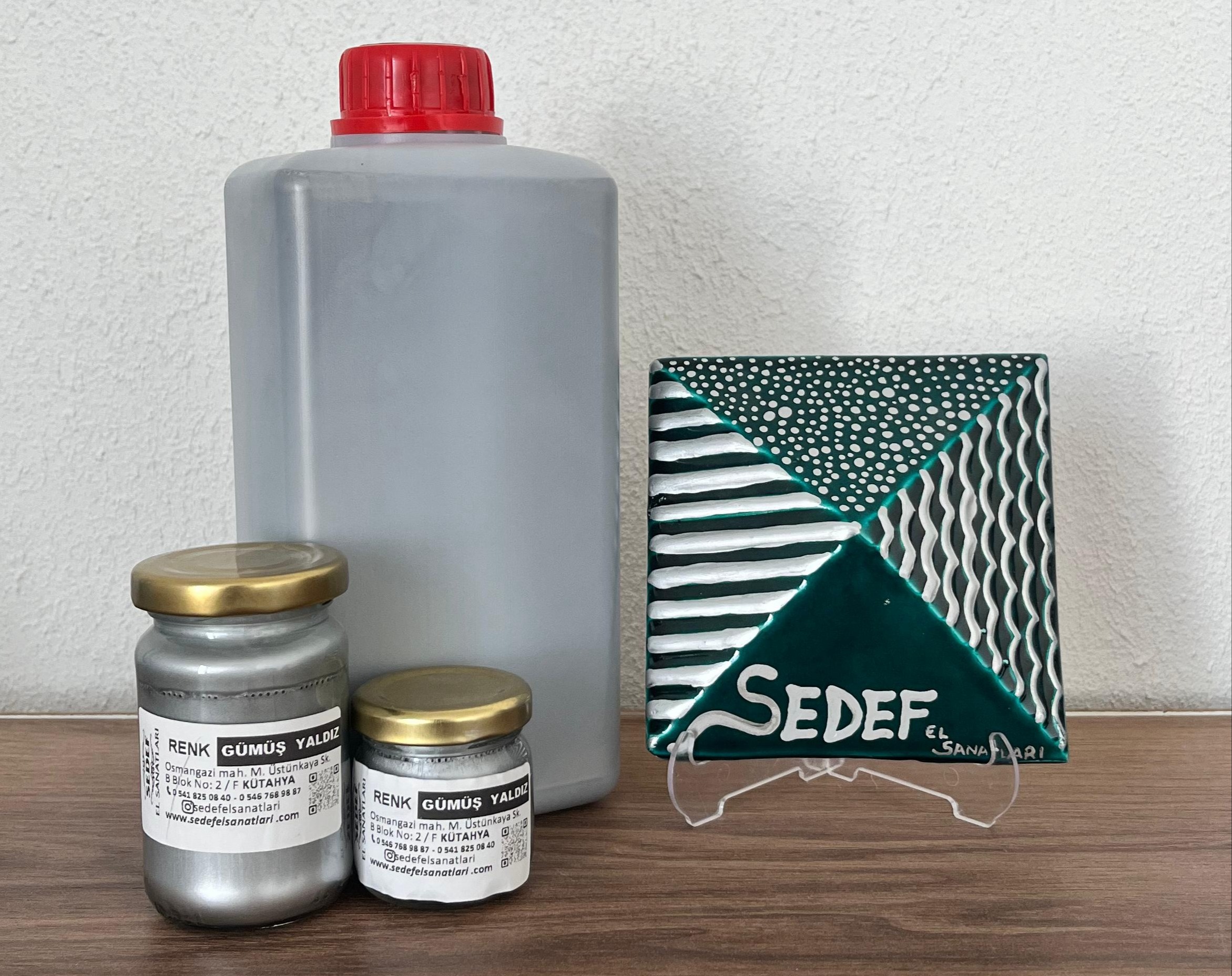 Sır Üstü Yaldız Gümüş Yaldız