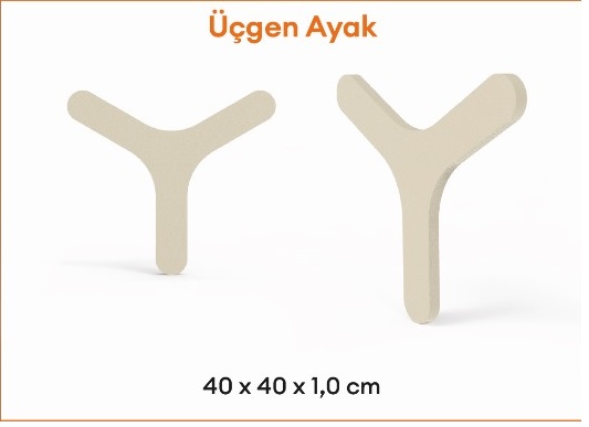 40 Cm Yerli Üçgen Ayak